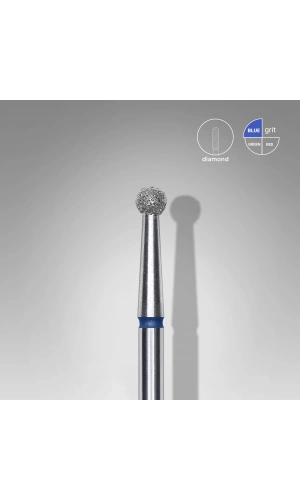 Staleks Elmas Küre Freze, Mavi, Çap 2,7 mm