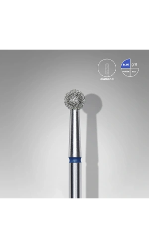 Staleks Elmas Küre Freze, Mavi, Çap 4 mm