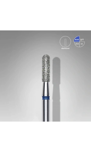 Staleks Elmas Yuvarlanmış Silindir Freze, Mavi, Çap 2,3 mm, Çalışma Kısmı 8 mm