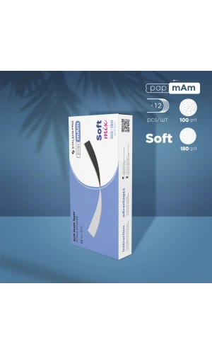 Staleks EXPERT Yedek PapmAm Mix Çift Taraflı Törpüler, 100/180 Grit (25 Adet)