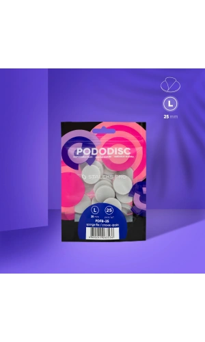 Staleks PODODISC STALEKS PRO L Pedikür Disk İçin Sünger Törpüler (25 Adet)