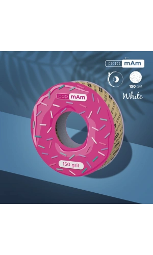 Staleks STALEKS PRO Plastik Bobin İçin EXPERT Yedek PapmAm Beyaz Bant Törpü Bloğu, 150 Grit