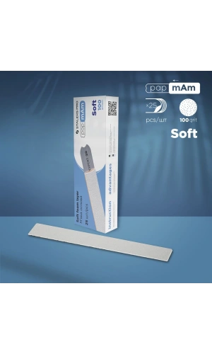 Staleks EXPERT 20 Yedek PapmAm Beyaz Törpüler (Yumuşak Taban),100 Grit (25 Adet)