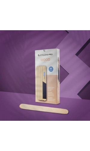 Staleks EXPERT 20 Tek Kullanımlık Düz Ahşap Törpü (Baz) (50 Adet),Set