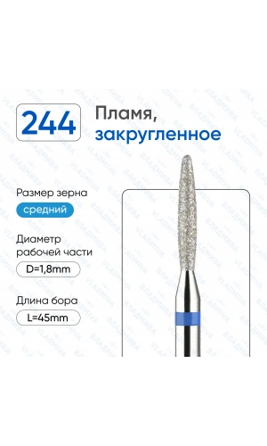 Elmas Alev Freze Ucu – Yuvarlatılmış Uç