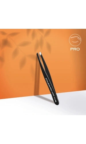 Staleks EXPERT 11 TYPE 4b Kaş Cımbızı (Dar Yamuk Kenarlar),Siyah