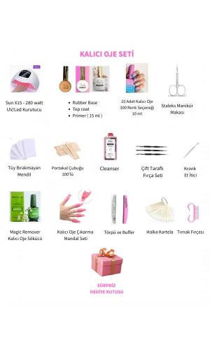 Kalıcı Oje Seti