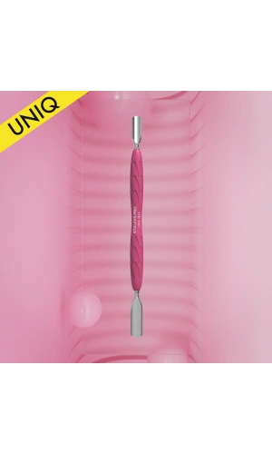 Staleks Gummy UNIQ 10 TYPE 1 Silikon Saplı Tırnak Eti İtici (Geniş Yuvarlak + Dar Yuvarlak İtici)