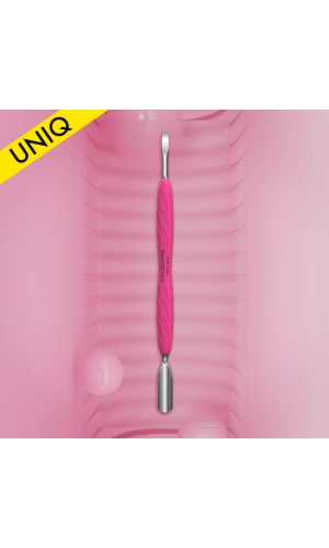 Staleks UNIQ 10 TYPE 6 Gummy Silikon Saplı Tırnak İtici (Geniş Yuvarlak Uç ve Kanca Uç Rascador)