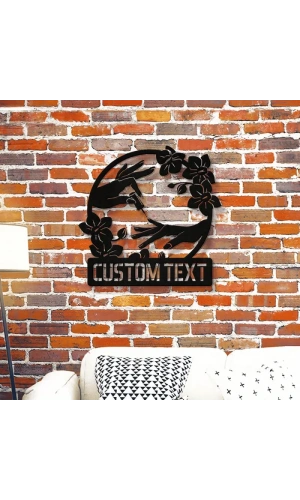 Kişiselleştirilebilir Metal Duvar Dekoru – Tırnak Sanatı Temalı