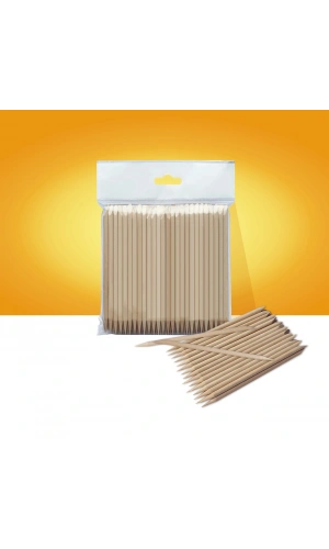 Staleks STALEKS PRO Portakal Manikür Çubuğu, Ahşap 110 mm (100 Adet)