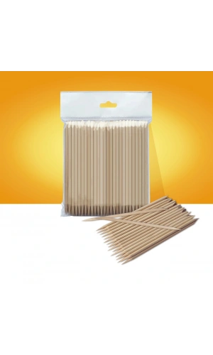 STALEKS EXPERT Ahşap portakal çubuğu, 150 mm (100 adet)