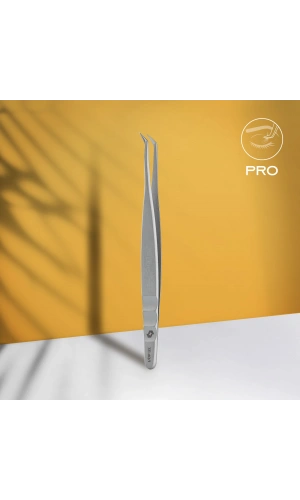 Staleks EXPERT 40 TYPE 1 Profesyonel Kirpik Cımbızı (L Şeklinde, 50)