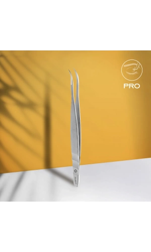 Staleks EXPERT 40 TYPE 7 Profesyonel Kirpik Cımbızı (Eğik)