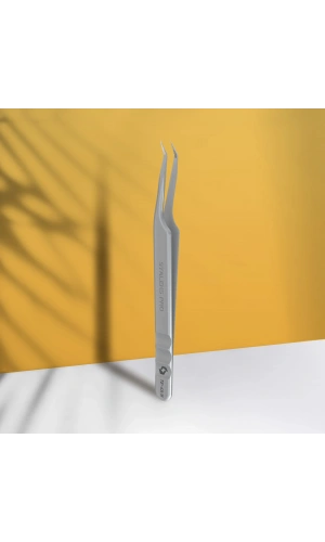Staleks EXPERT 45 TYPE 8 Profesyonel Çentikli Kirpik Cımbızı (mini L)