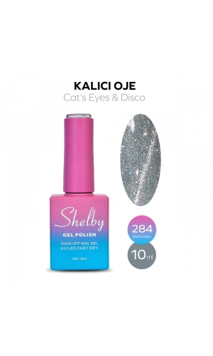 Shelby Kalıcı Kedi Gözü & Disco Oje 284 – 10 ml Manyetik Etkili