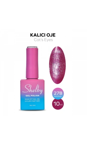 Shelby Kalıcı Kedi Gözü Oje 278 – 10 ml (Cat’s Eyes Serisi)