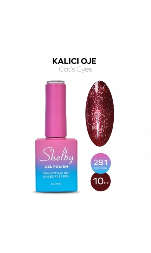 Shelby Kalıcı Kedi Gözü Oje 281 – 10 ml (Cat’s Eyes Serisi)