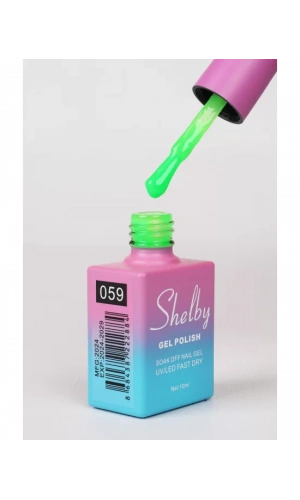 Shelby Kalıcı Oje 059 – Neon Yeşil Tonunda Canlı ve Cesur Etki