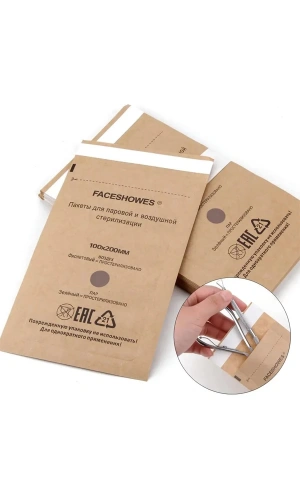 Orta Boy Sterilizasyon Kağıdı – 100 Adet (100×200 mm)