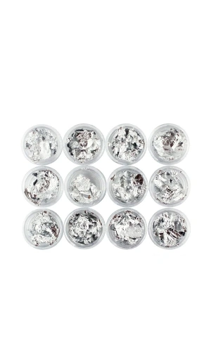 Yumuşak Folyo Seti / Gümüş Renk 12li