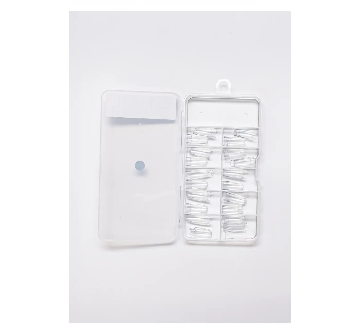 QNAIL PROFESSIONAL 100 lü Tek Numaralı Tips Yarımay Şeffaf Rengi No: 5
