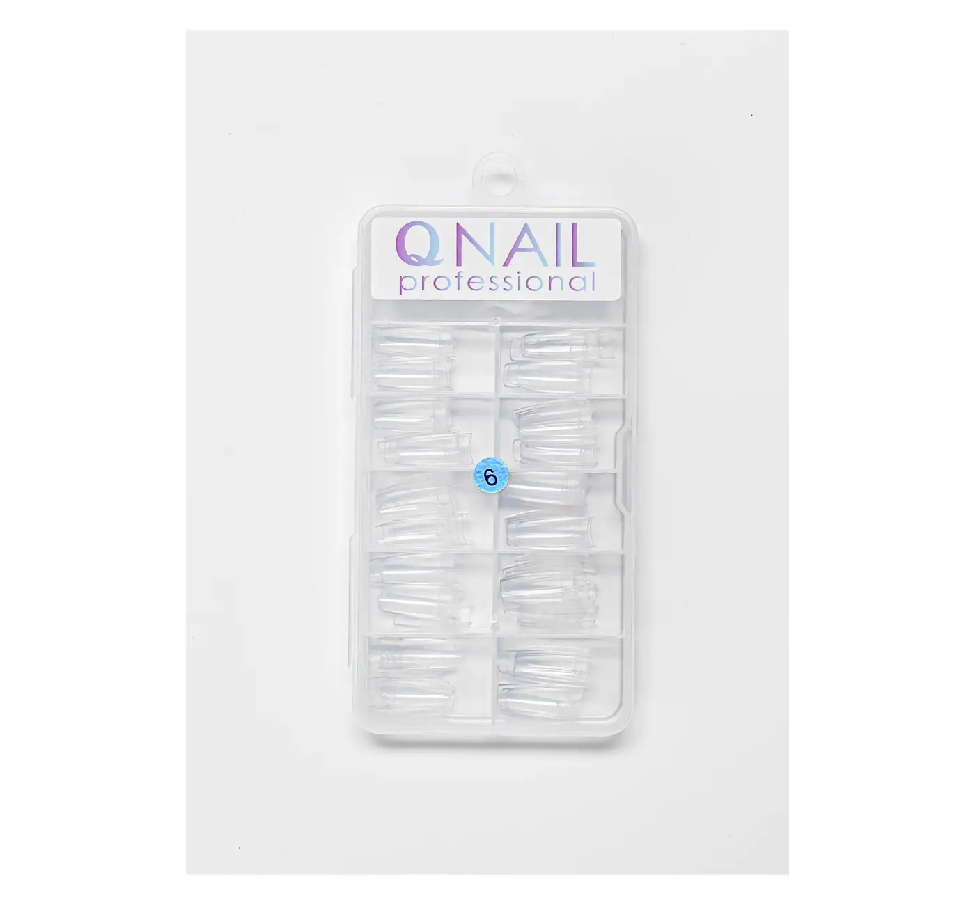 No: 6 100 lü Tek Numaralı Tips Yarımay Şeffaf Rengi