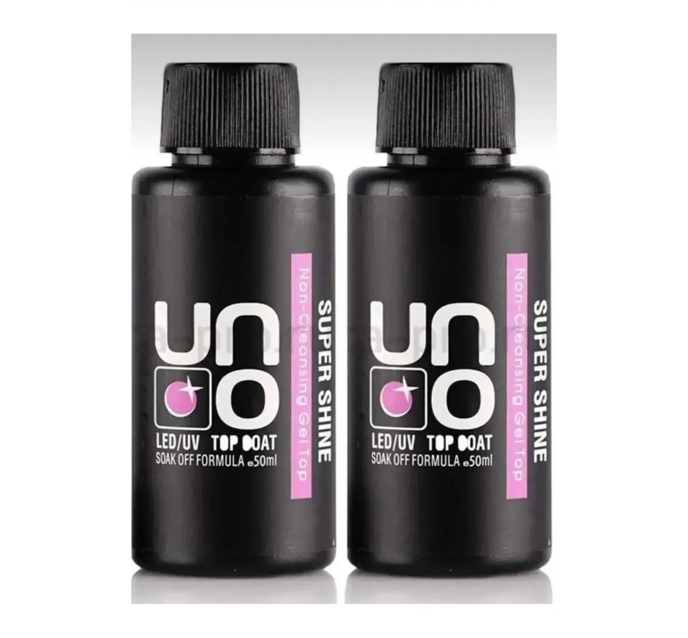 Uno Supershine Top Coat 50 ml Silinmeyen Top Coat 2Li Set