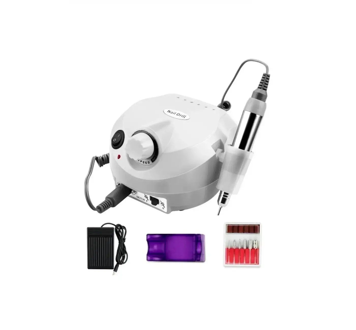 Profesyonel Elektrikli Freze Tırnak Parlatıcı Törpü Manikür Pedikür Makinesi Point Power NAIL MASTER