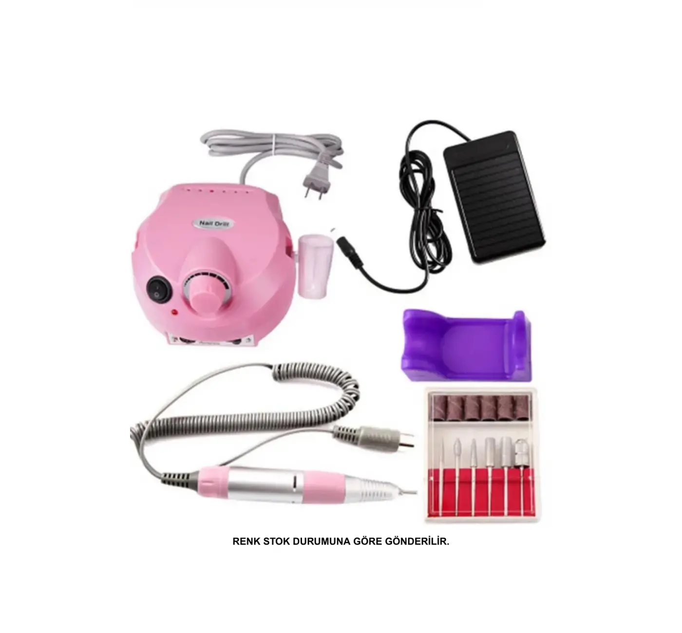 Profesyonel Elektrikli Freze Tırnak Parlatıcı Törpü Manikür Pedikür Makinesi Point Power NAIL MASTER