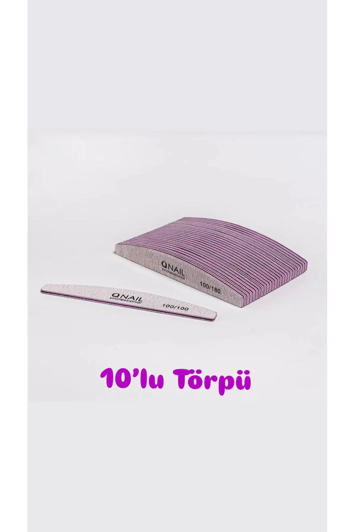10 ADET Profesyonel Kağıt Törpü 100/180