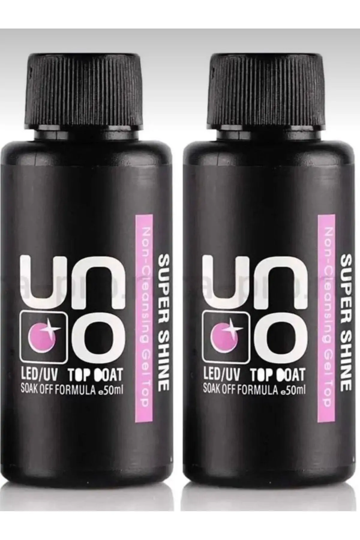 Uno Supershine Top Coat 50 ml Silinmeyen Top Coat 2Li Set