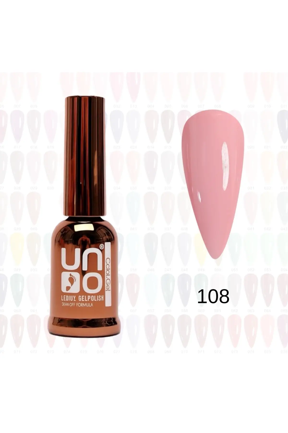 QNAİL PROFESSİONAL UNO KALICI OJE 10ml NO:108