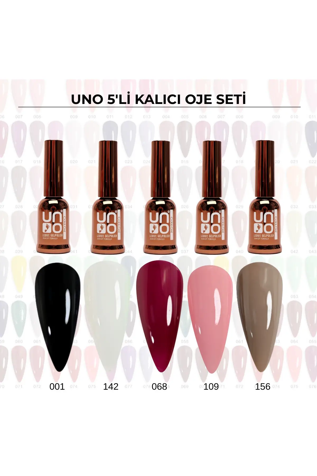 UNO KALICI OJE 5Lİ SET