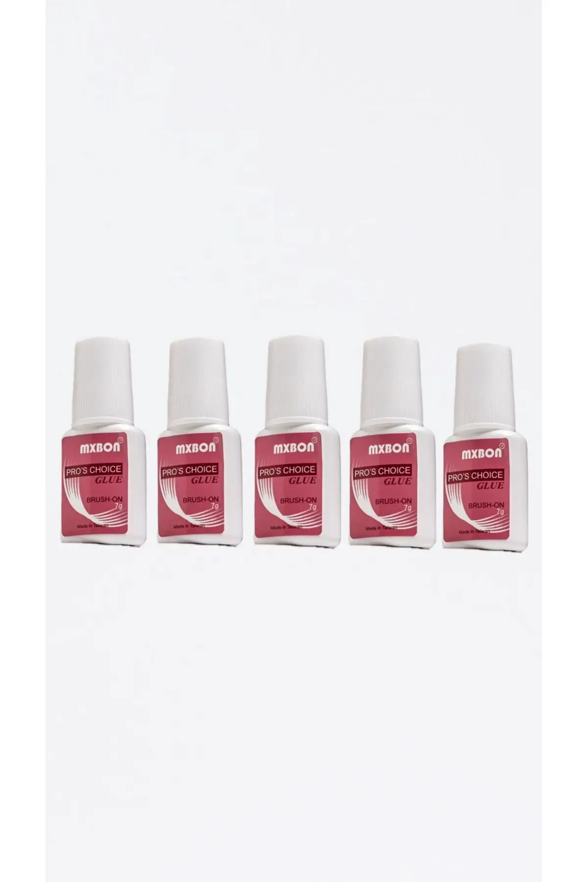 Mxbon Fırçalı Protez Tırnak Tips Yapıştırıcı Glue 7gr 5ADET