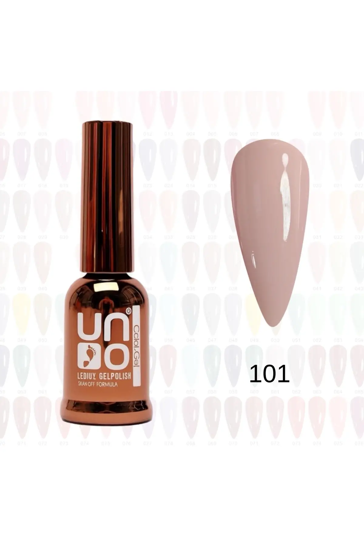 QNAİL PROFESSİONAL UNO KALICI OJE 10ml NO:101
