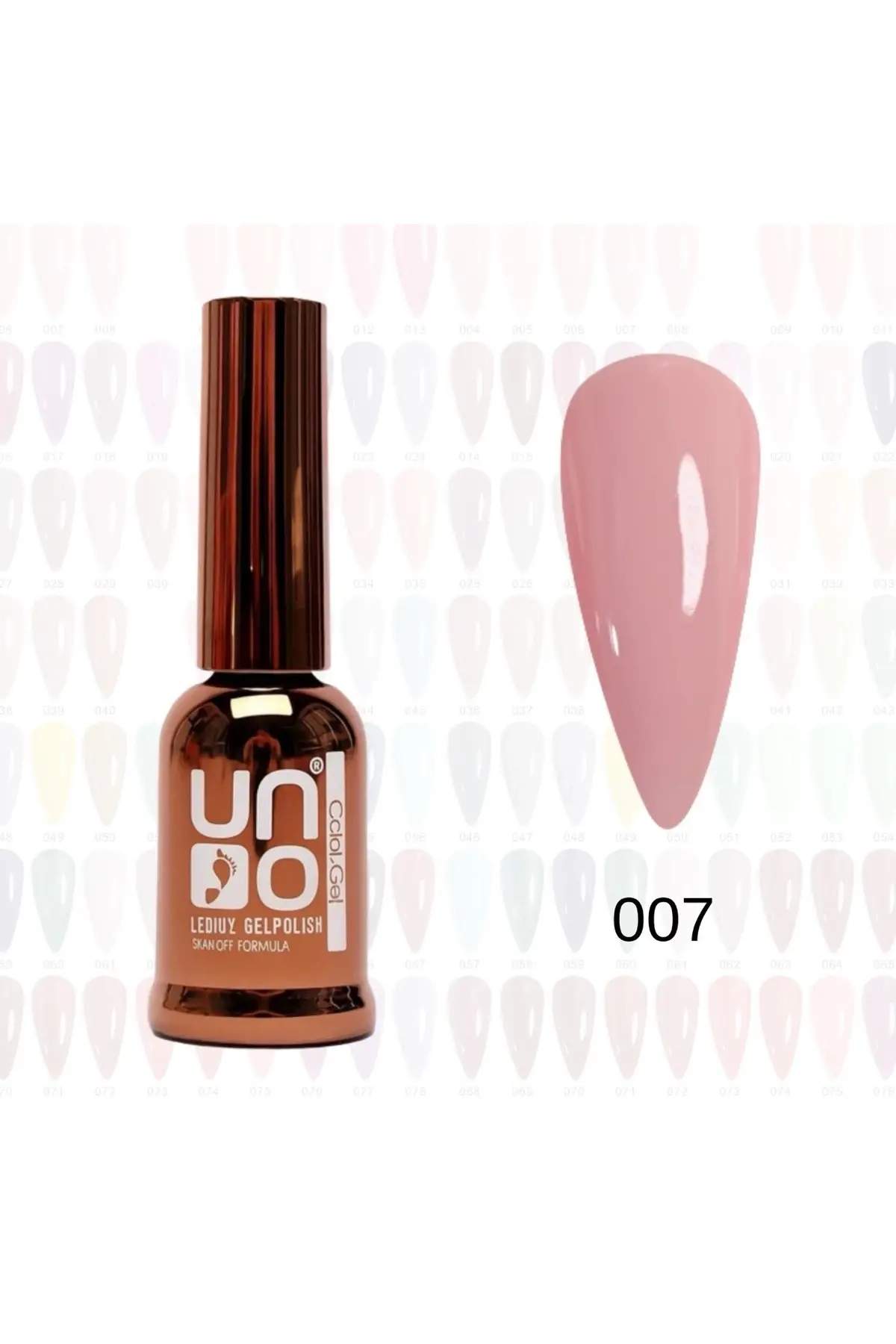 QNAİL PROFESSİONAL UNO KALICI OJE 10ml NO:007