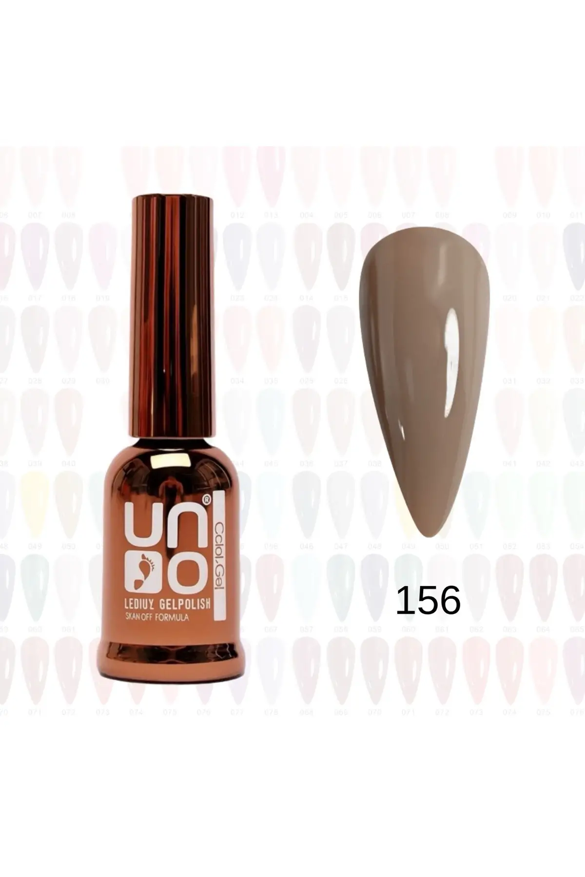 QNAİL PROFESSİONAL UNO KALICI OJE 10ml NO:156