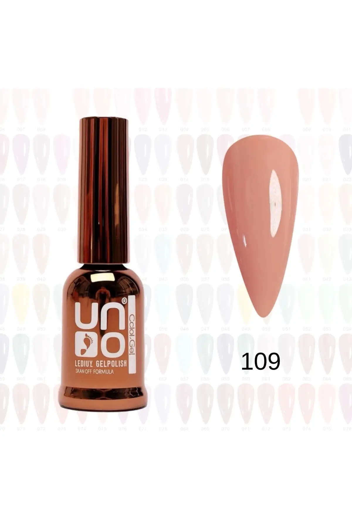 QNAİL PROFESSİONAL UNO KALICI OJE 10ml NO:109