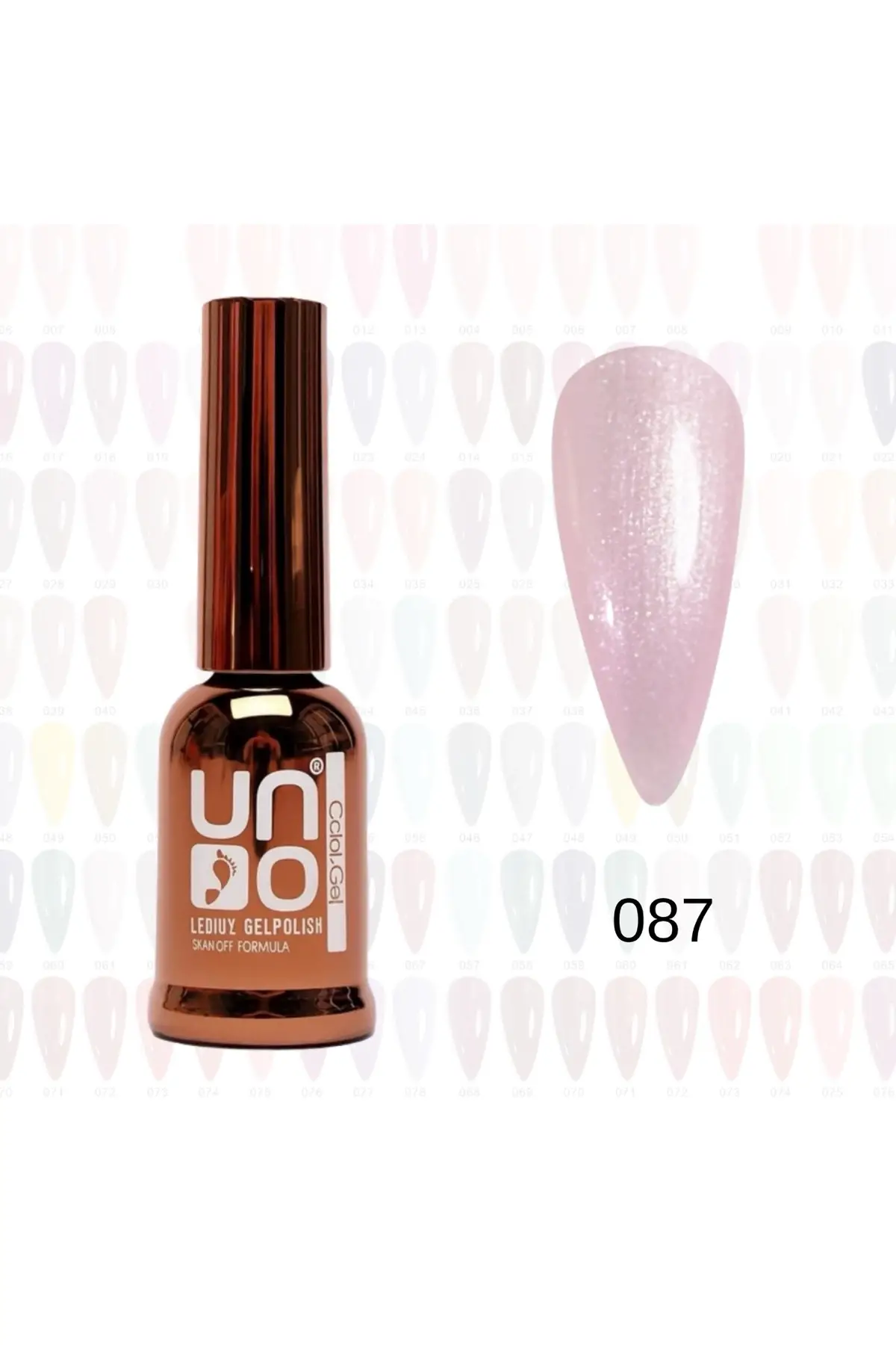 QNAİL PROFESSİONAL UNO KALICI OJE 10ml NO:087