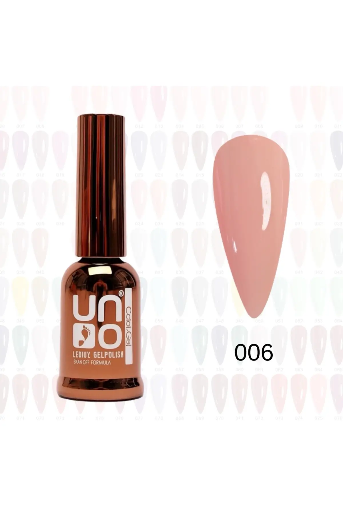 QNAİL PROFESSİONAL UNO KALICI OJE 10ml NO:006