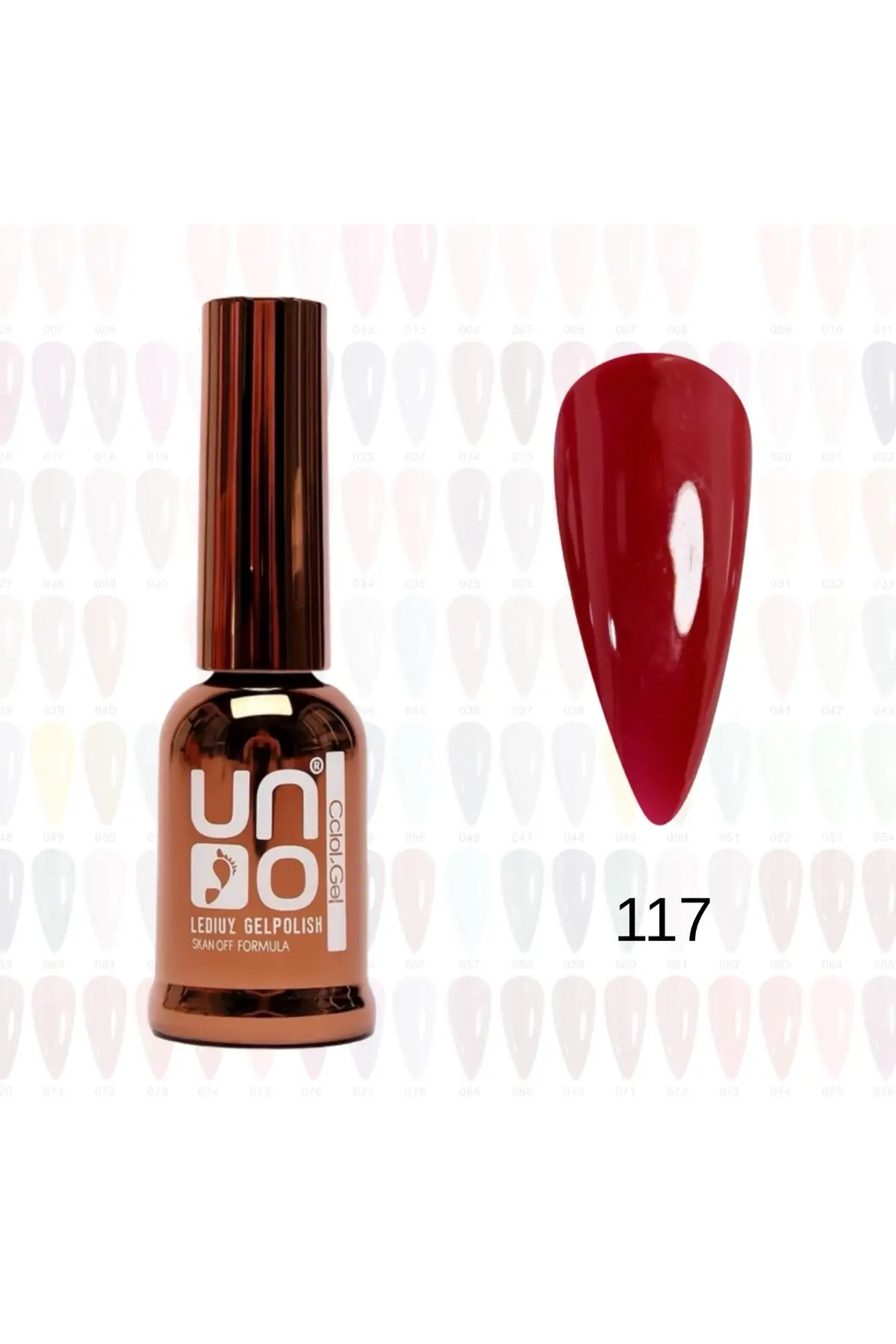QNAİL PROFESSİONAL UNO KALICI OJE 10ml NO:117