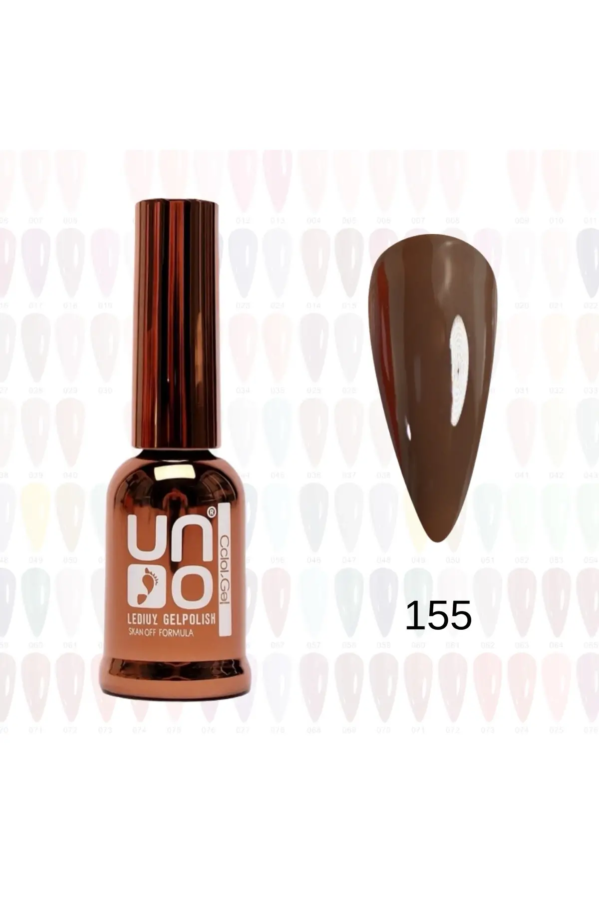 QNAİL PROFESSİONAL UNO KALICI OJE 10ml NO:155
