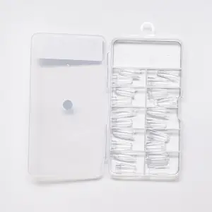 QNAIL PROFESSIONAL 100 lü Tek Numaralı Tips Yarımay Şeffaf Rengi No: 5