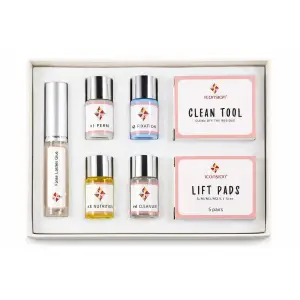 Iconsion Kirpik Lifting Seti Yapıştırıcılı 10ml Lash Lift, Kaş & Kirpik Perma Seti Full Set