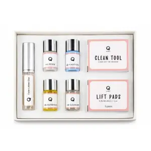 QLASH Kirpik Lifting Seti Yapıştırıcılı 10ml Lash Lift, Kaş & Kirpik Perma Seti Full Set