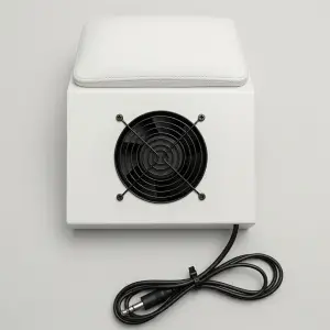 Nail Tırnak Toz Toplama Makinesi Tek Fanlı - Ekstra Güçlü 80W - Protez Tırnak Toz Çekme Makinası