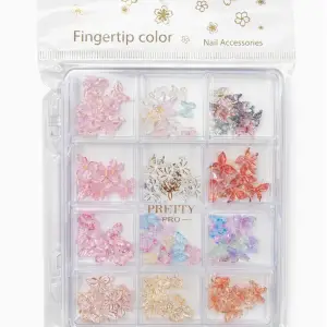 Charm 3D Tırnak Süsleme Protez Tırnak Nail Art Süsleme Karışık Desenli TG-92