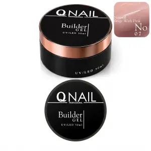 Builder Gel 50 ml Protez Tırnak Jeli UV LED Uzatma Güçlendirme Profesyonel Jel NO:07