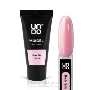 Uno Poly Jel Pink Silk LED/UV Quick Building 30G